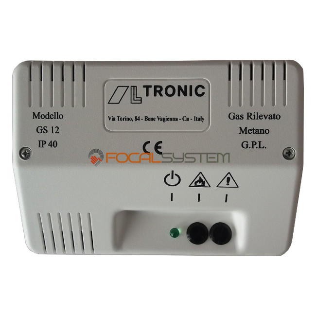 Detetor de gás 12Vdc para central GS200 - ALLTRONIC